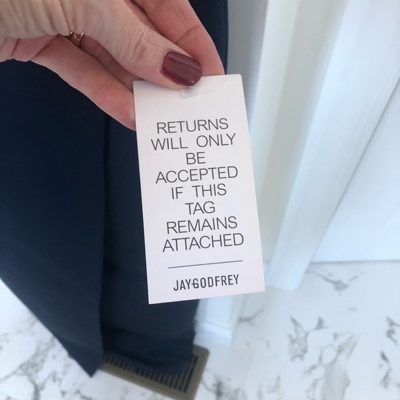 Long Navy Dress - Picture 3 of 4